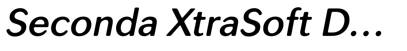 Seconda XtraSoft Demi Italic